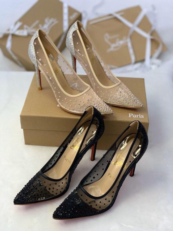 Christian Louboutin Follies Strass 100 Pumps