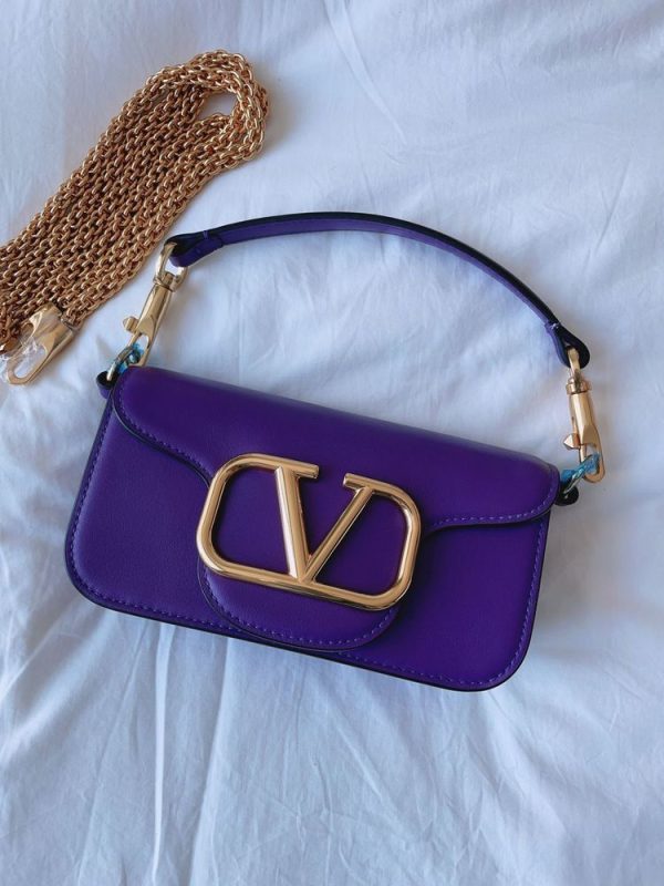 Valentino Garavani Vlogo Leather Shoulder Bag - Image 6