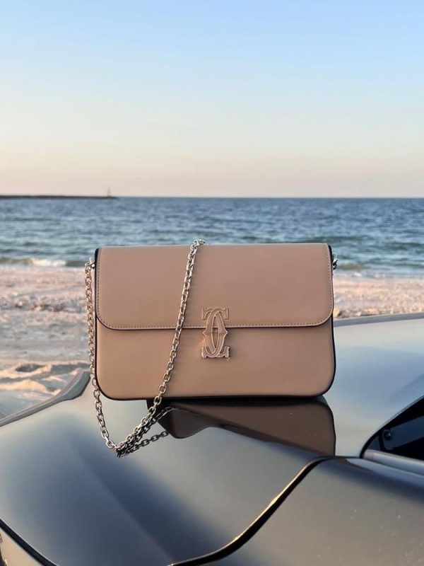 Mini Leather Double C De Cartier Bag - Image 4