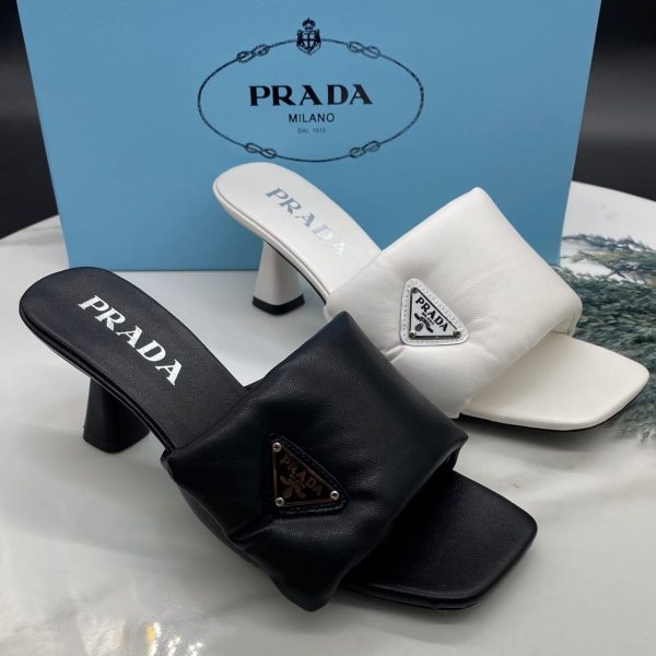 Prada Soft Padded Nappa Sandals