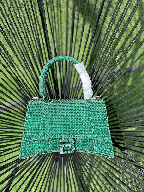 Balenciaga Crystal-embellished Hourglass Tote Bag - Image 3