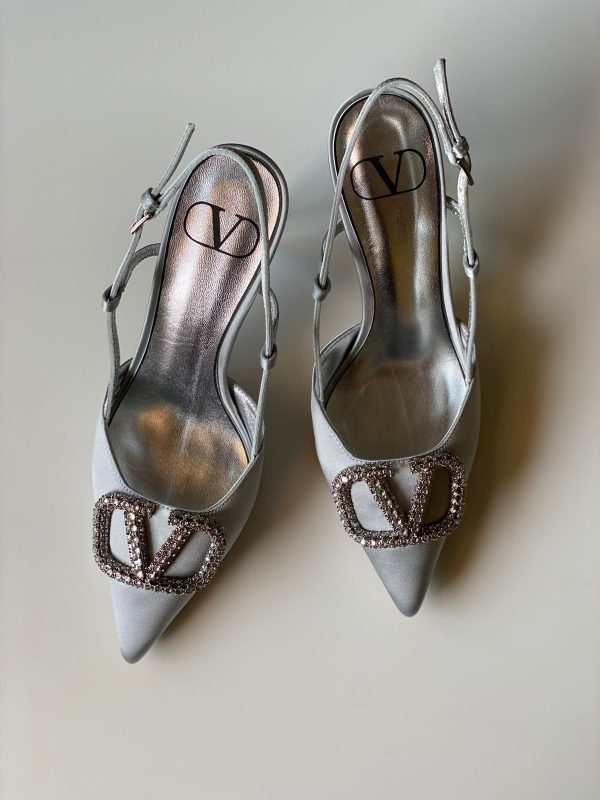 Valentino Garavani Vlogo 80 Slingback Heels - Image 3