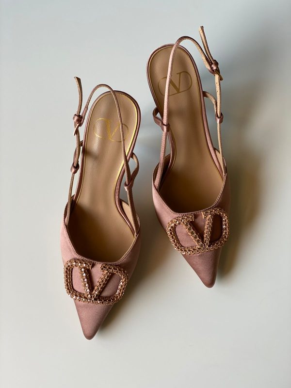Valentino Garavani Vlogo 80 Slingback Heels - Image 4