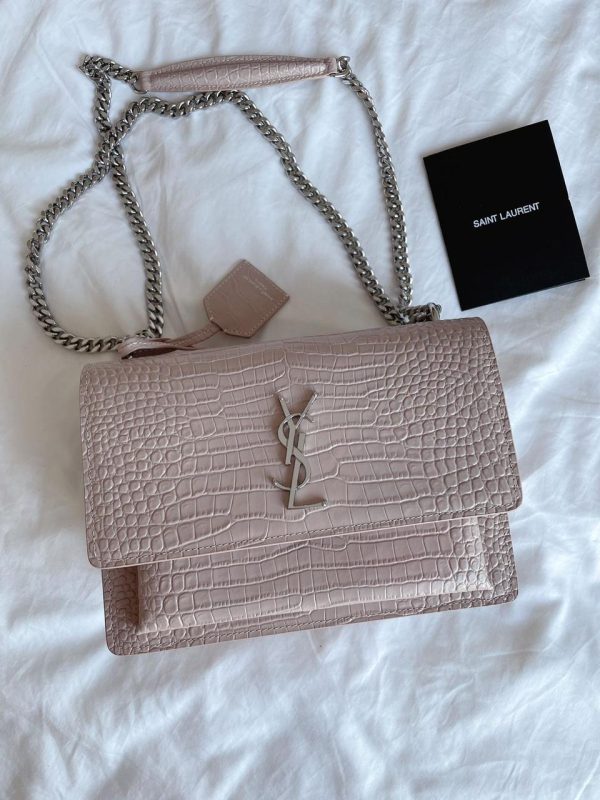 Ysl Sunset Medium Leather Shoulder Bag - Image 2