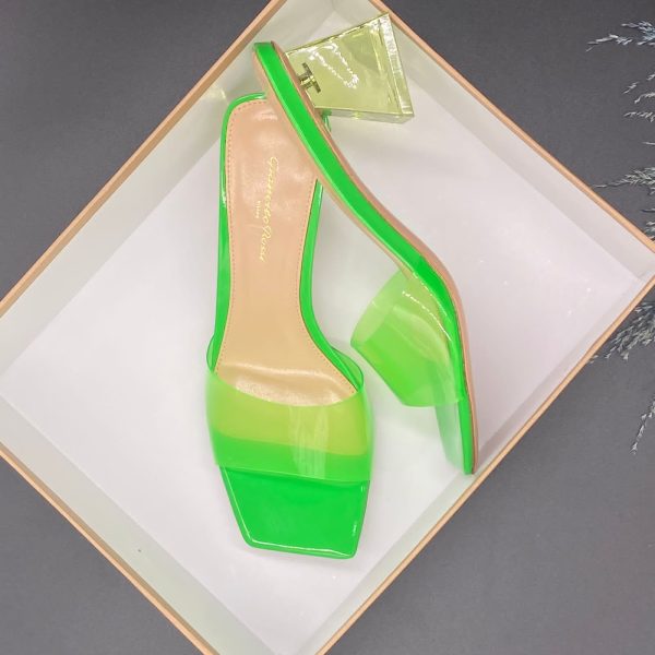 Gianvito Rossi Cosmic 55 Pvc Sandals - Image 3