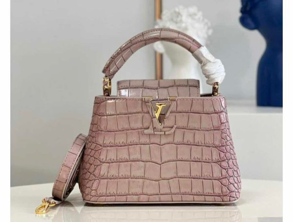Louis Vuitton Capucines Crocodilian Mat Handbags