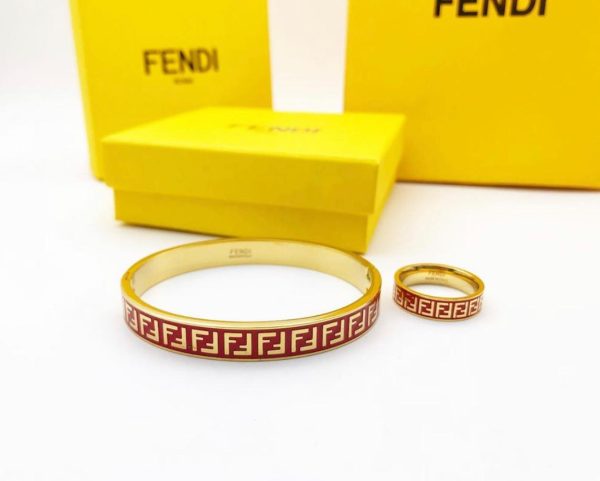 Fendi FF Baguette Bracelet - Image 2