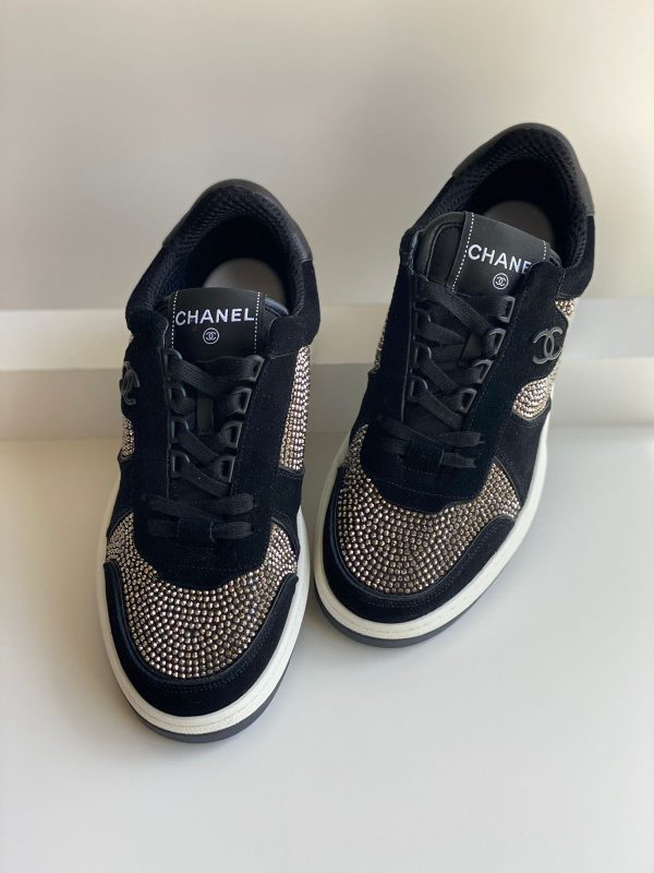 Chanel Black Trainers For Women - Image 2
