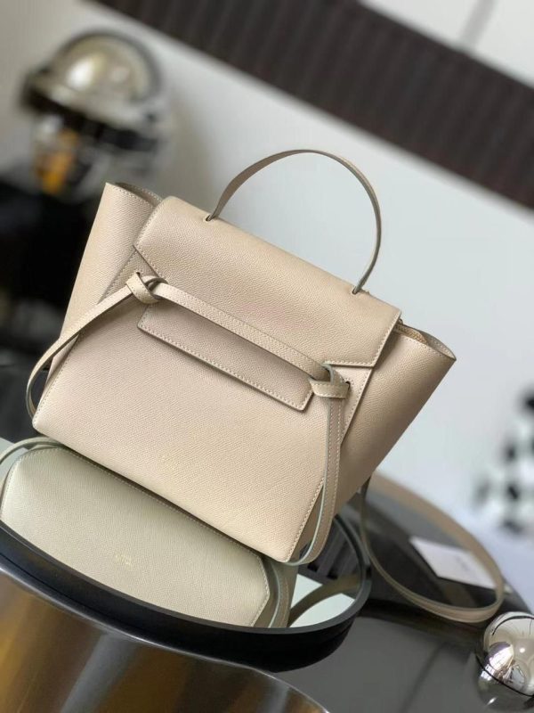 Celine Belt Bag In Grained Calfskin