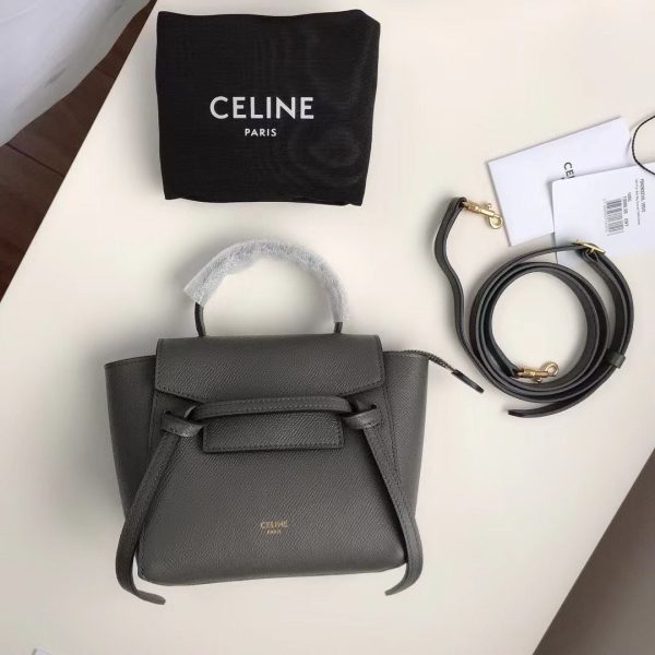 Celine Belt Bag In Grained Calfskin - Image 4