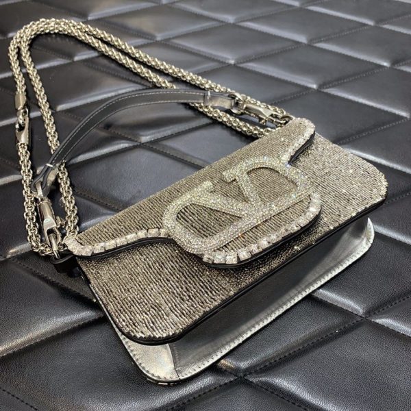 Valentino Loco Embroidered Shoulder Bag - Image 6