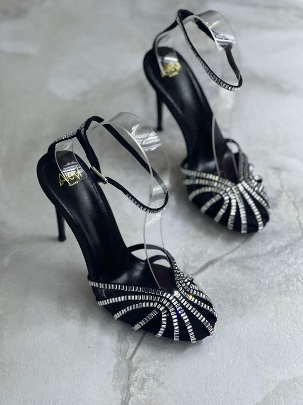 Alevi Penelope Crystal Embellished Heels