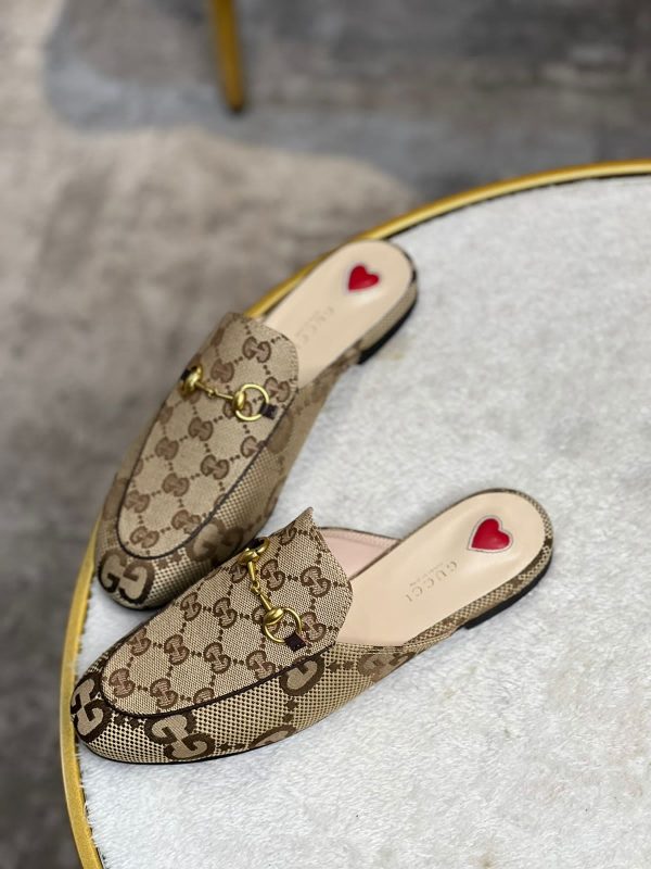 Gucci Princetown GG Horsebit Mules