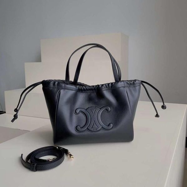 Celine Cabas Drawstring Cuir Triomphe - Image 2