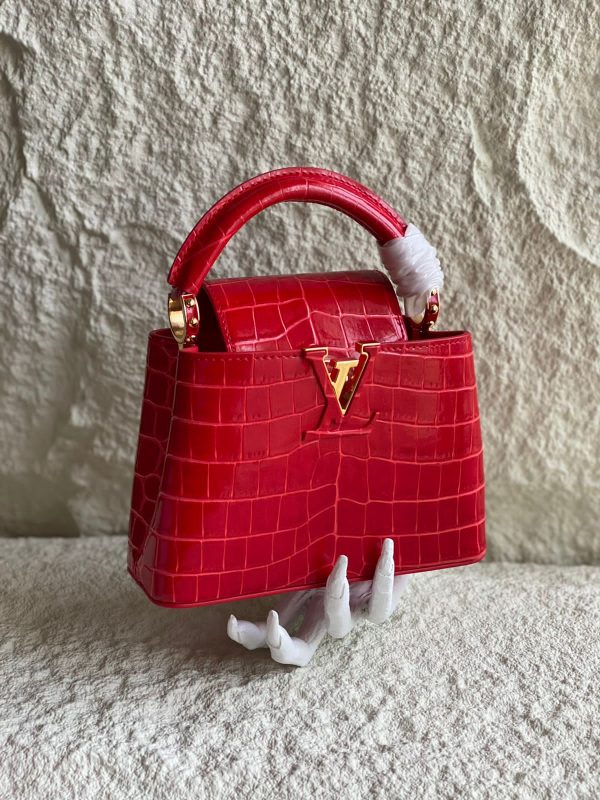 Louis Vuitton Crocodilian Leather Capucines Handbags - Image 6