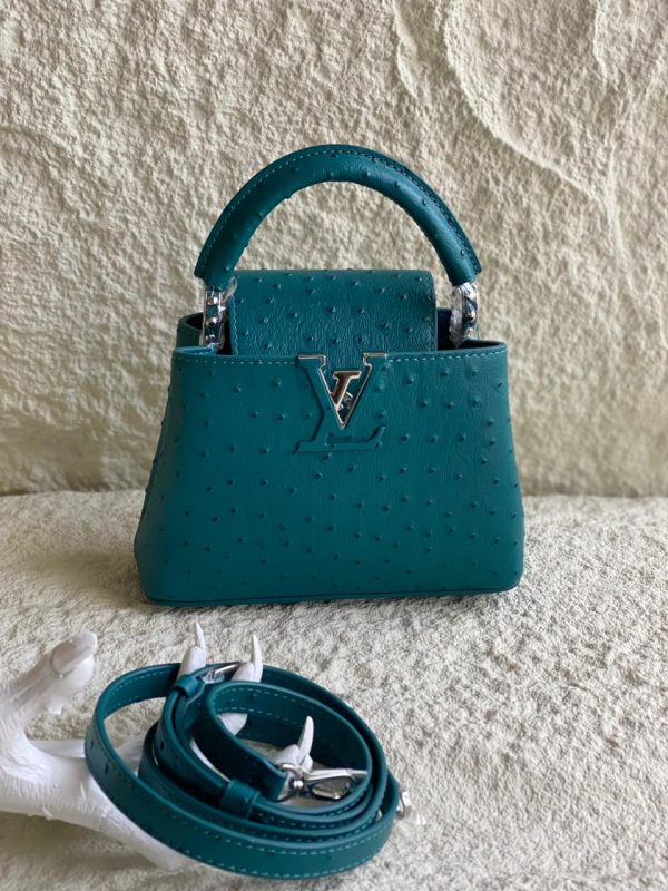 Louis Vuitton Ostrich Capucines BB Handbags - Image 3