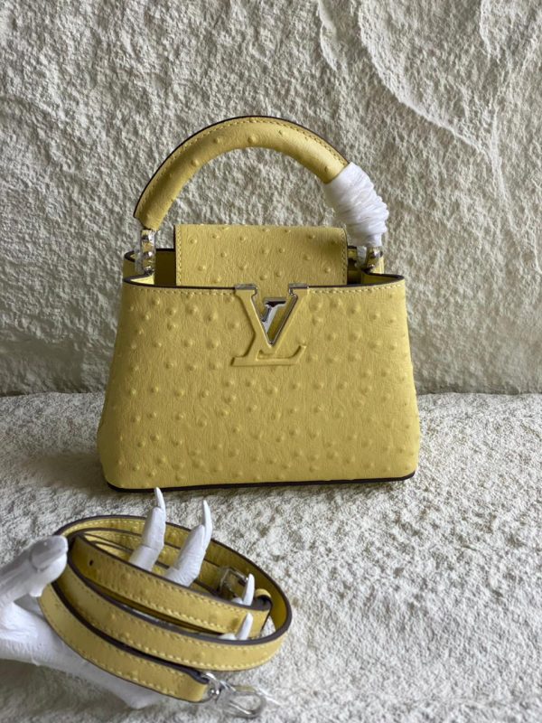 Louis Vuitton Ostrich Capucines BB Handbags - Image 2