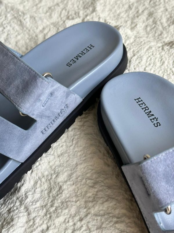 Hermes Chypre Suede Sandal For Women - Image 3