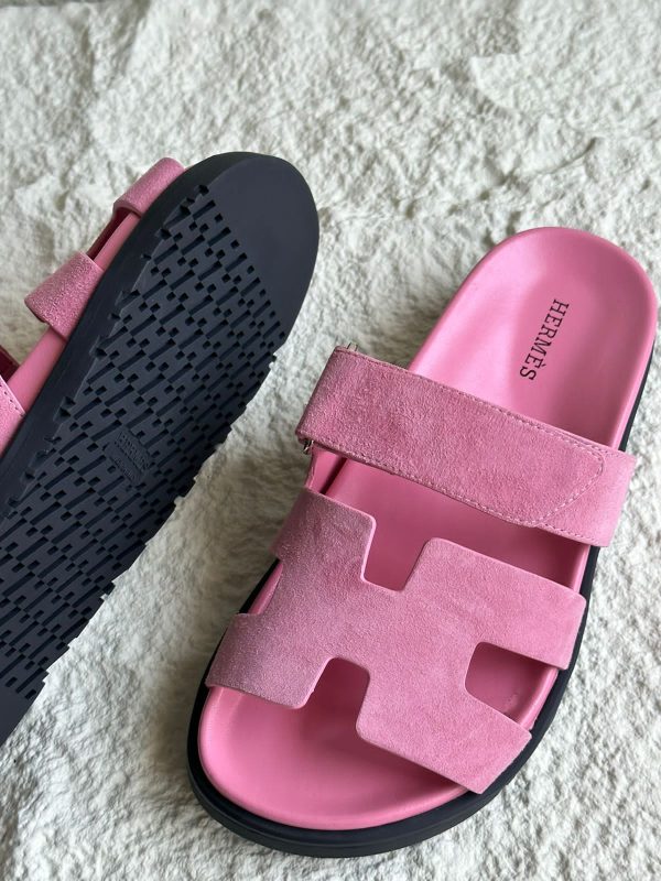 Hermes Chypre Suede Sandal For Women - Image 4