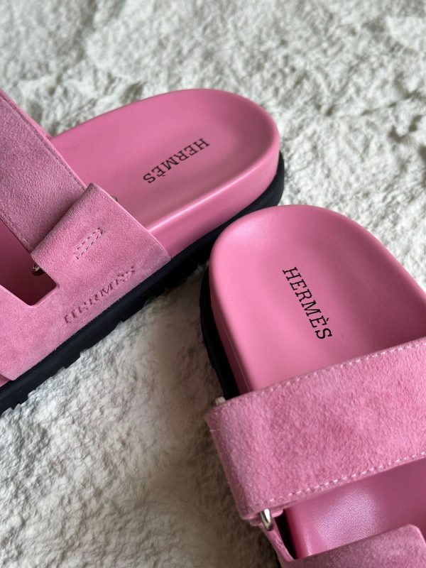 Hermes Chypre Suede Sandal For Women - Image 6