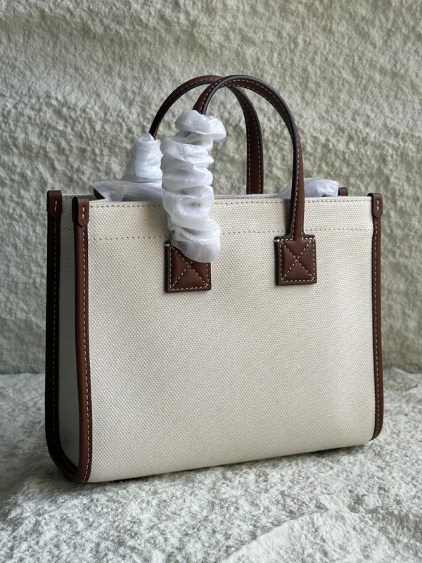 Burberry Canvas Freya Tote Bag - Image 4