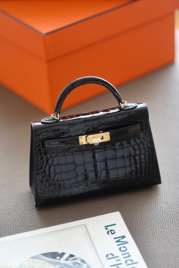 Hermès Kelly Mini Crocodile Handbag
