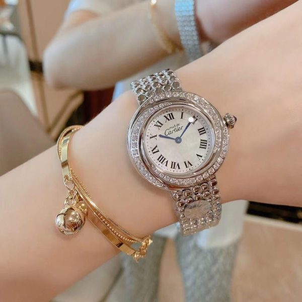 Cartier Trinity Diamond Bezel Watch - Image 6