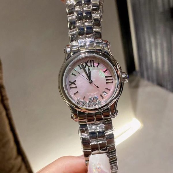 Chopard Happy Sport Diamond Ladies Watch - Image 7
