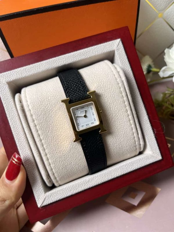 Hermes Heure H In Stainless Steel With Diamond - Image 4