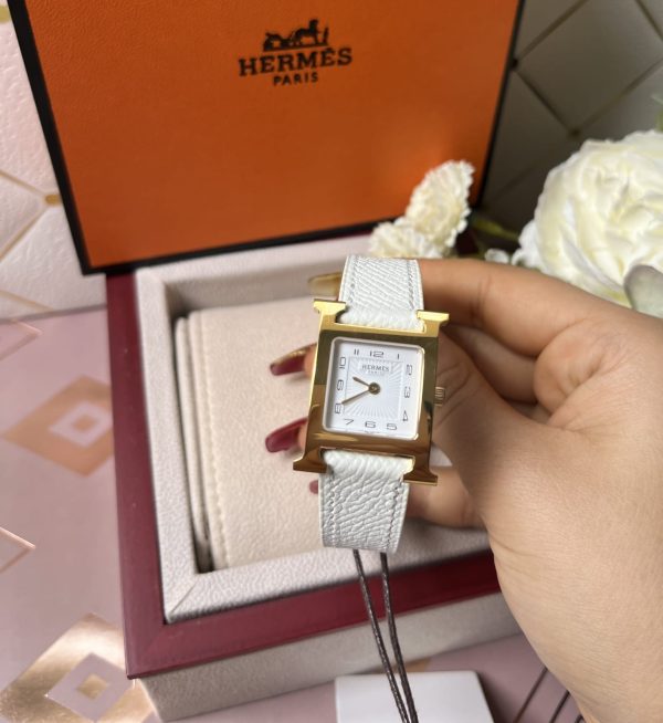 Hermes Heure H In Stainless Steel With Diamond - Image 5