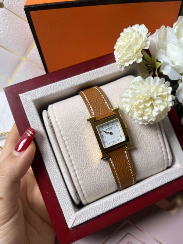 Hermes Heure H In Stainless Steel With Diamond - Image 8