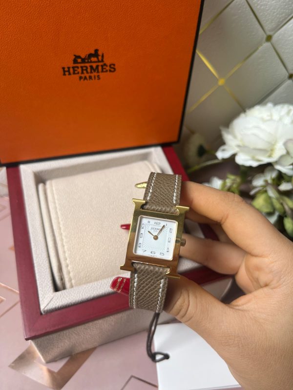 Hermes Heure H In Stainless Steel With Diamond - Image 10