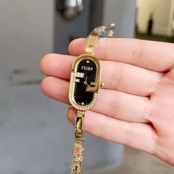 Fendi O'Lock Stainless Steel Diamonds Watch - Image 2