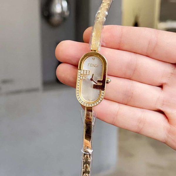 Fendi O'Lock Stainless Steel Diamonds Watch - Image 3