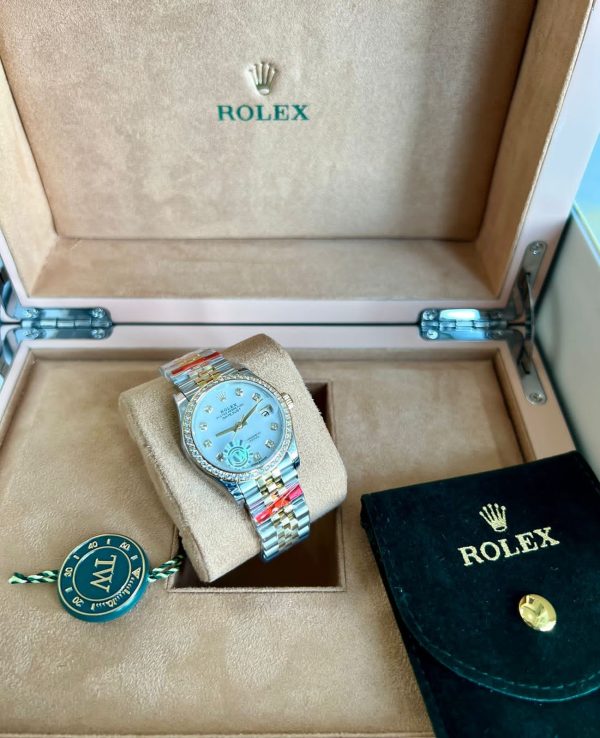 Rolex Datejust Watch For Women - Image 2