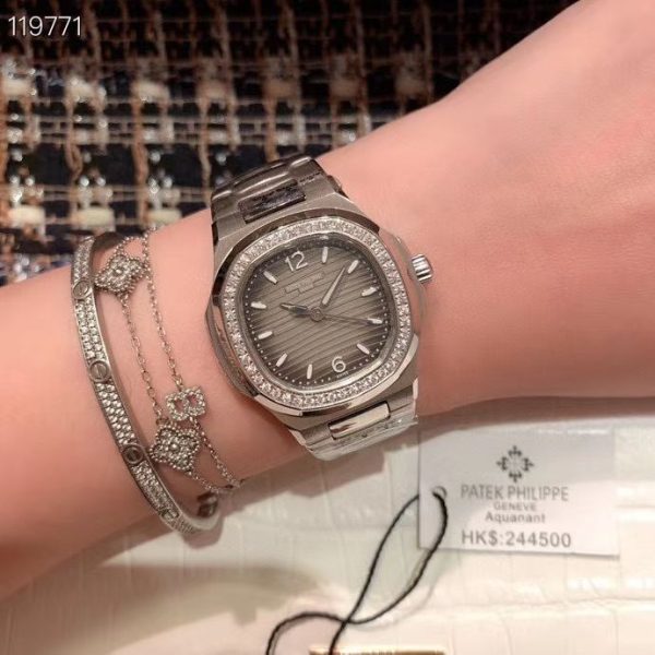 Patek Philippe Ladies Nautilus Watch - Image 8