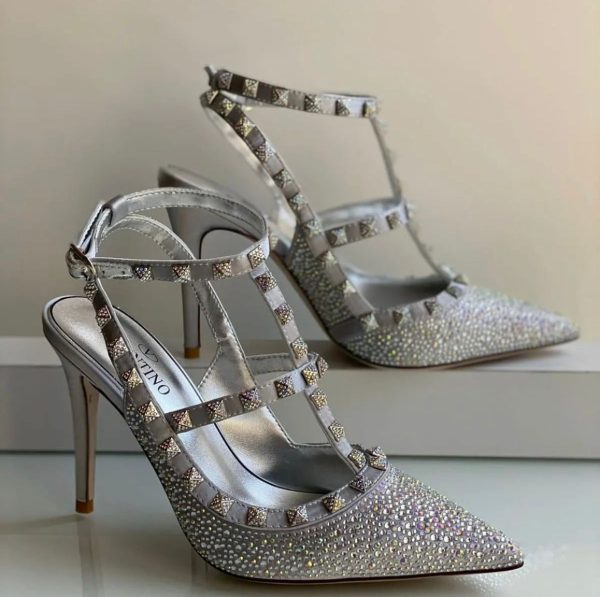 Valentino Beaded Rockstud Pumps - Image 2