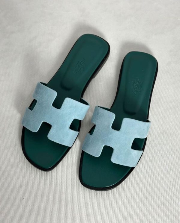 Hermes Two Tone Oran Sandals