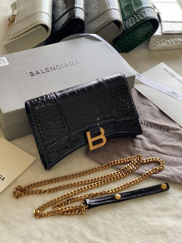 Balenciaga Hourglass Wallet On Chain - Image 7