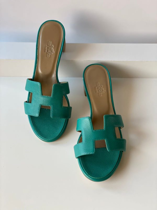 Hermes Oasis Leather Sandal For Women - Image 3