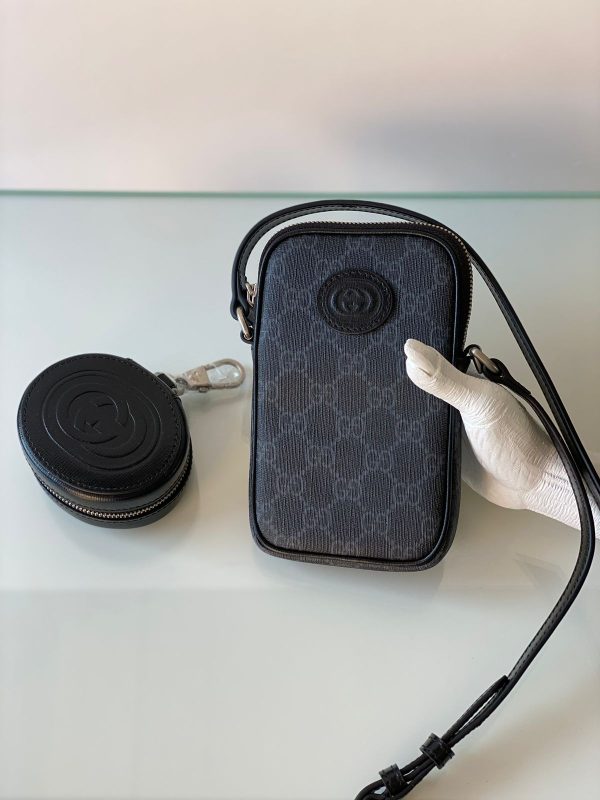 Gucci Interlocking G Cross-body Phone Pouch - Image 2