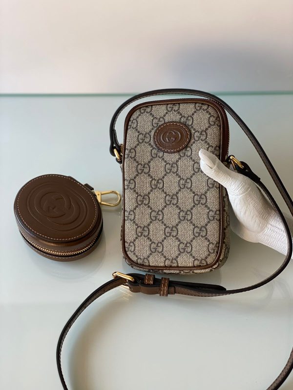 Gucci Interlocking G Cross-body Phone Pouch