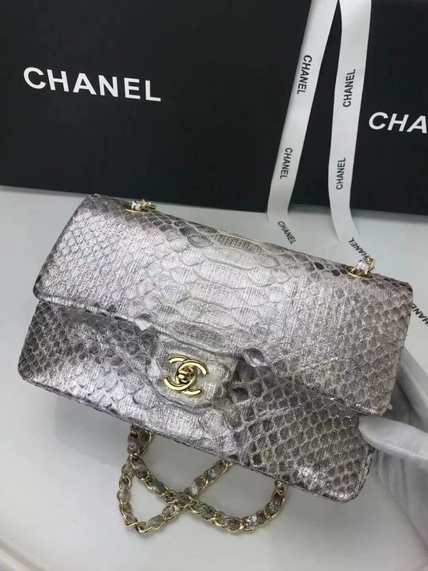 Chanel Python Rare Classic Flap Bag - Image 13