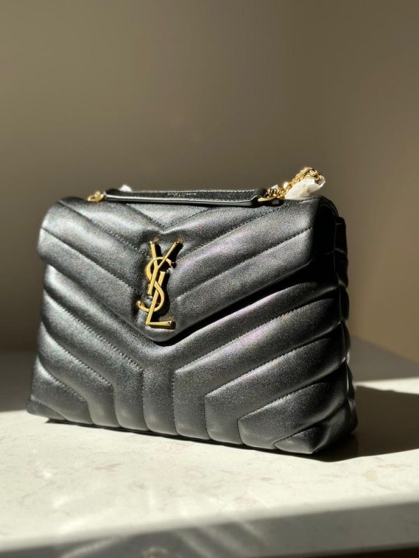 Ysl Loulou Y-Quilted Leather Bag - Image 4