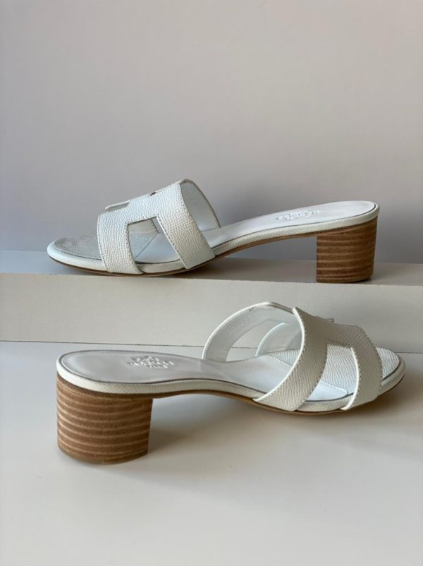 Hermes Calfskin Oasis Sandal - Image 5