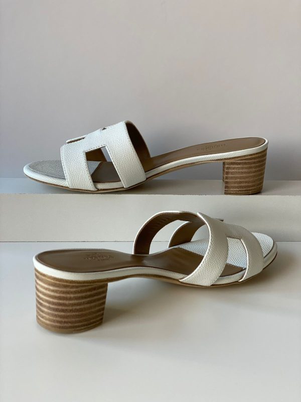 Hermes Calfskin Oasis Sandal - Image 4