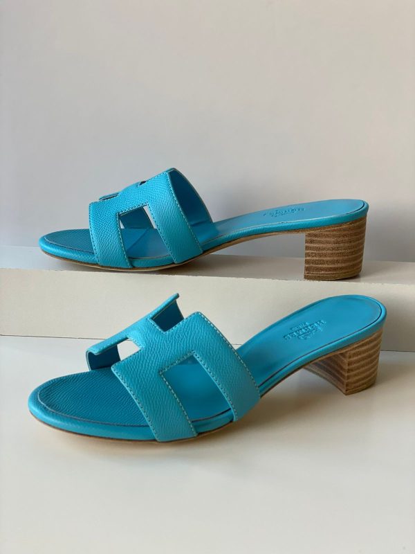 Hermes Calfskin Oasis Sandal