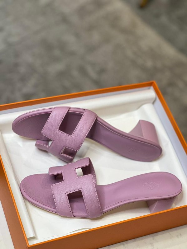 Hermes Calfskin Oasis Sandal - Image 9