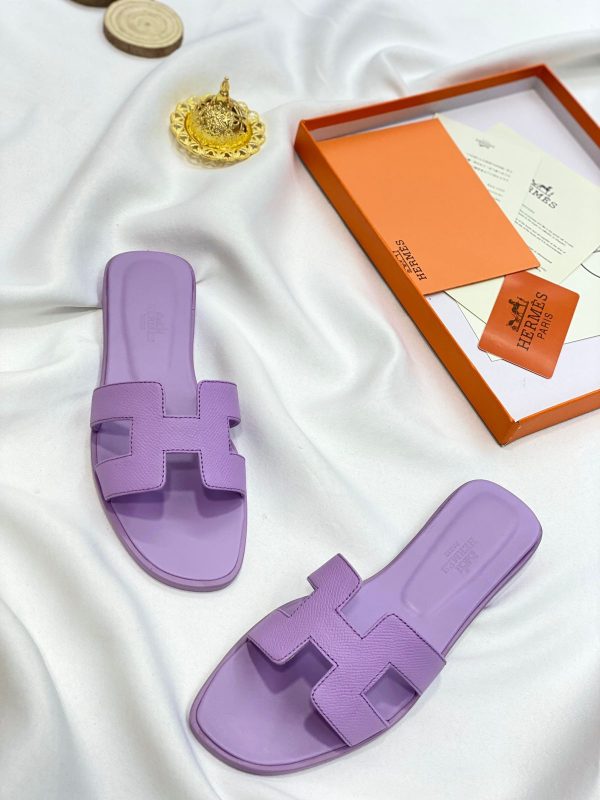 Hermes Oasis Leather Sandals - Image 2