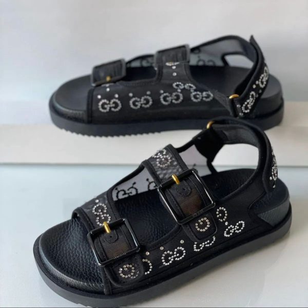 Women's GG Sandal With Crystals